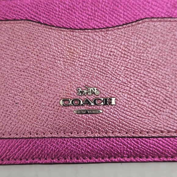 Coach Zip Top Card Case - Picture 2 of 3